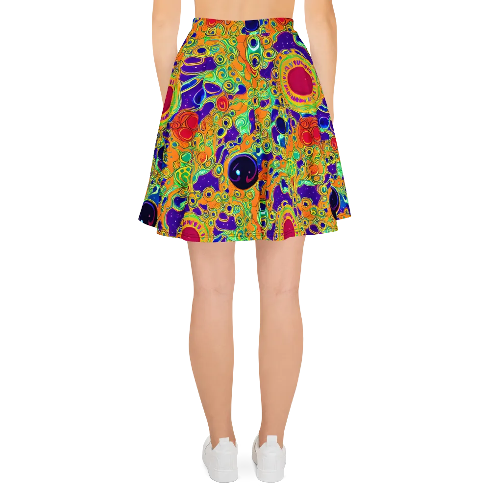 Infinite Tangle on Skater Skirt — Back