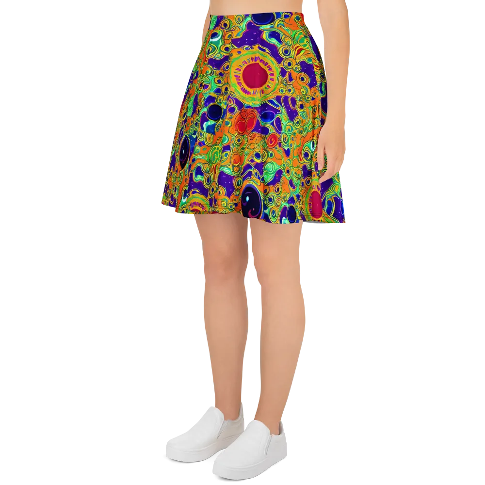 Infinite Tangle on Skater Skirt — Left