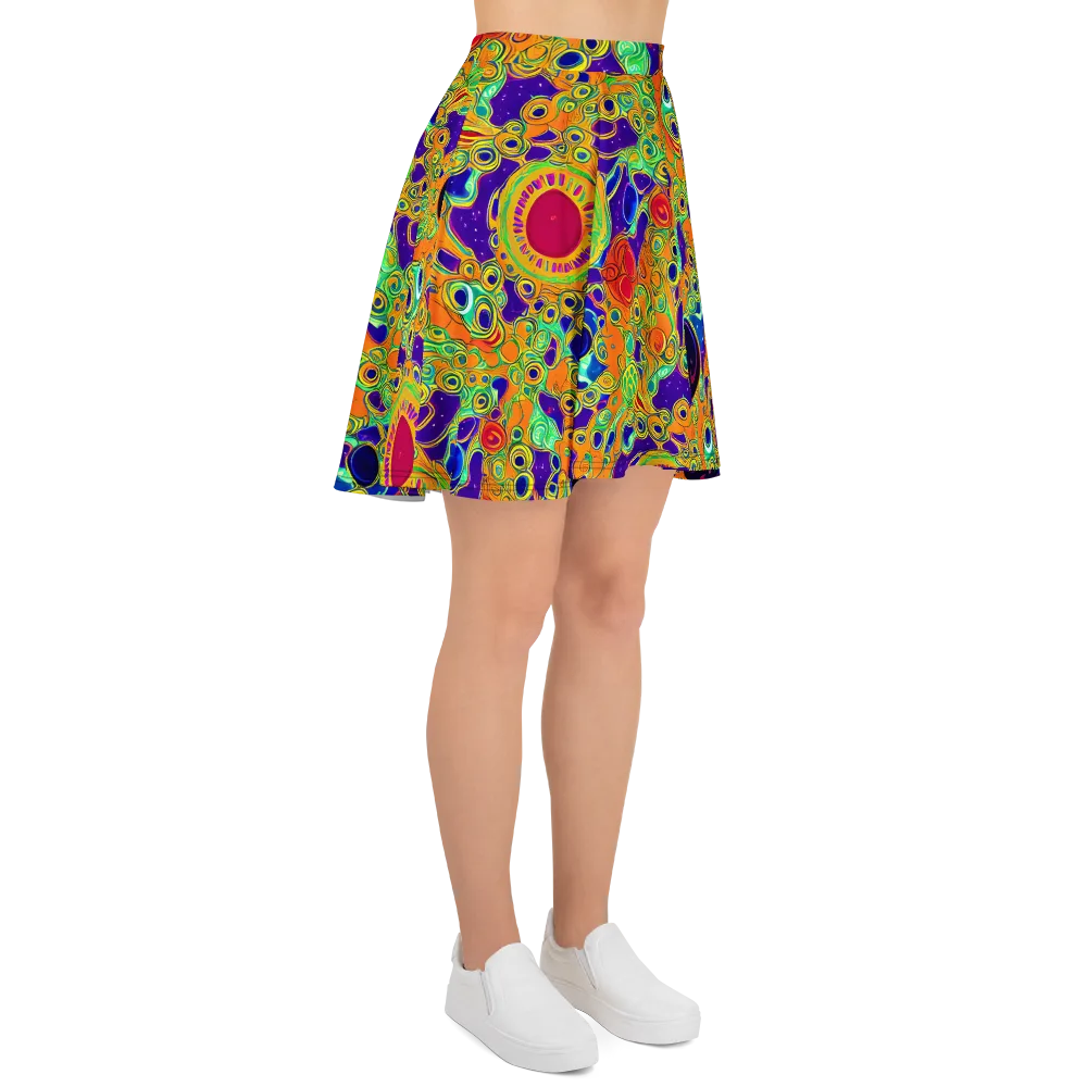 Infinite Tangle on Skater Skirt — Right