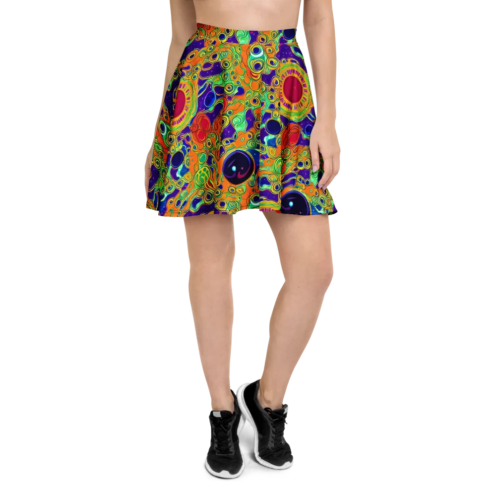 Infinite Tangle on Skater Skirt — Front