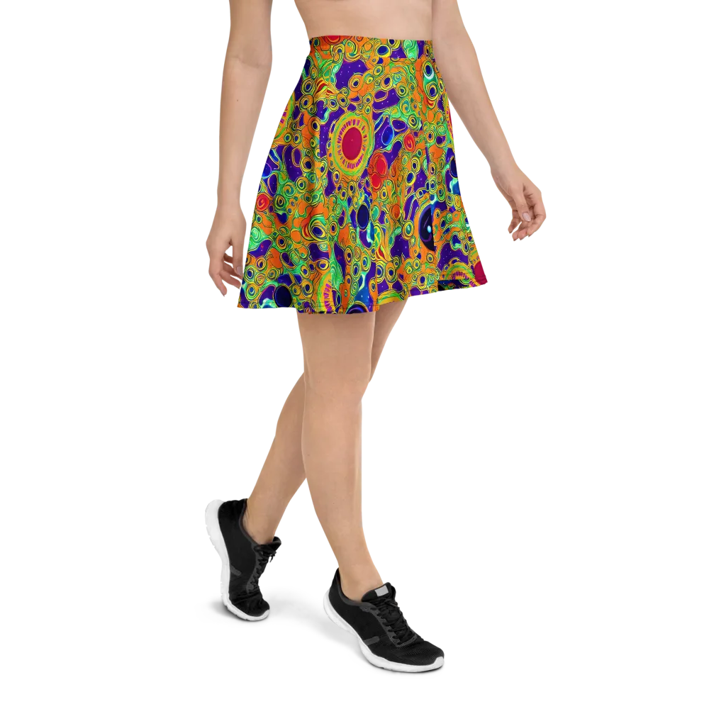 Infinite Tangle on Skater Skirt — Right