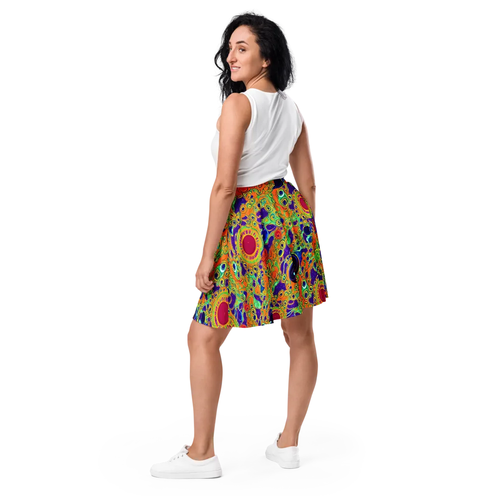 Infinite Tangle on Skater Skirt — Back