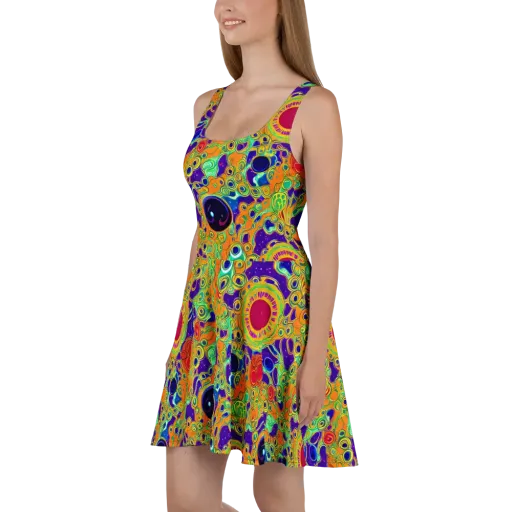 Infinite Tangle on a Skater Dress