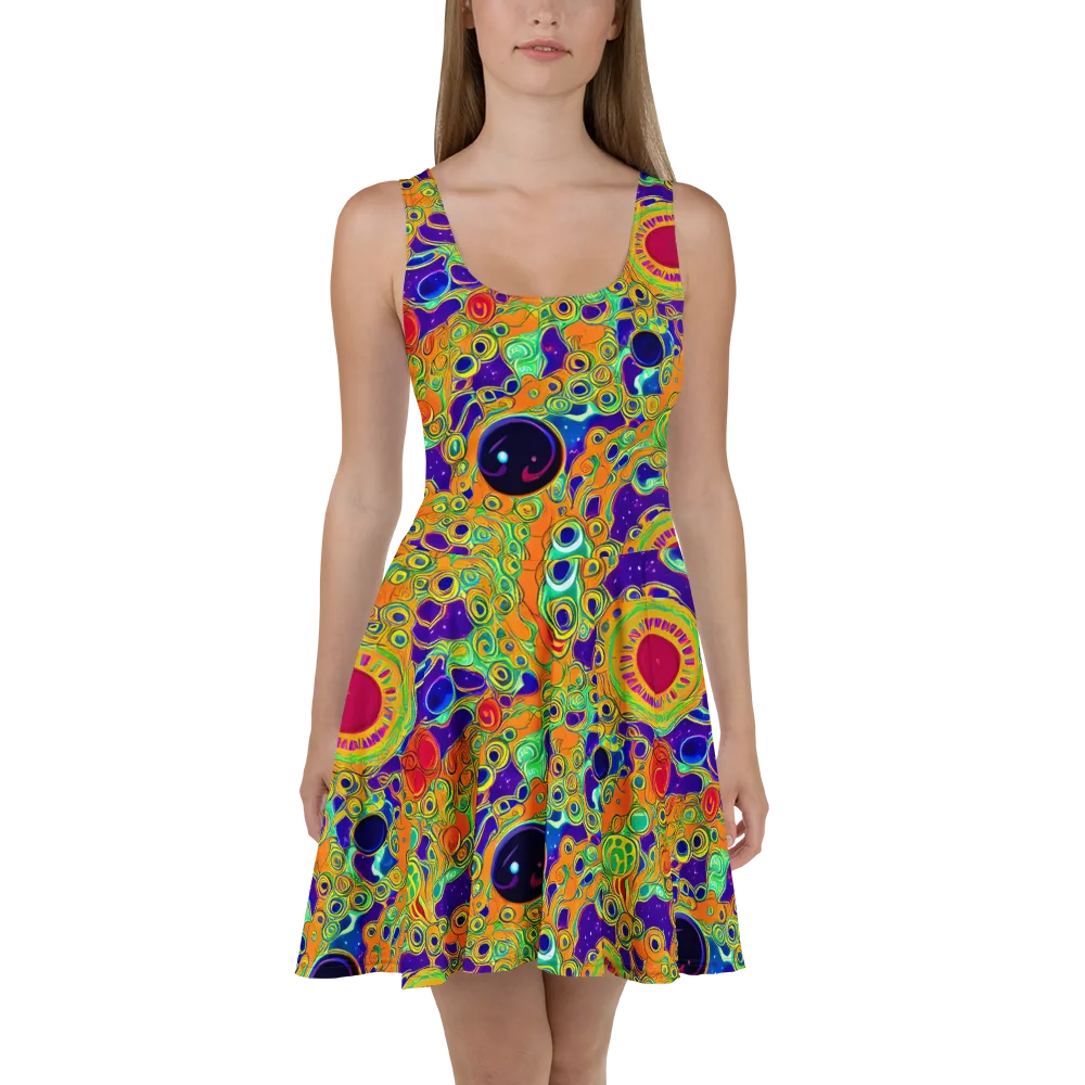 Infinite Tangle on Skater Dress — Front