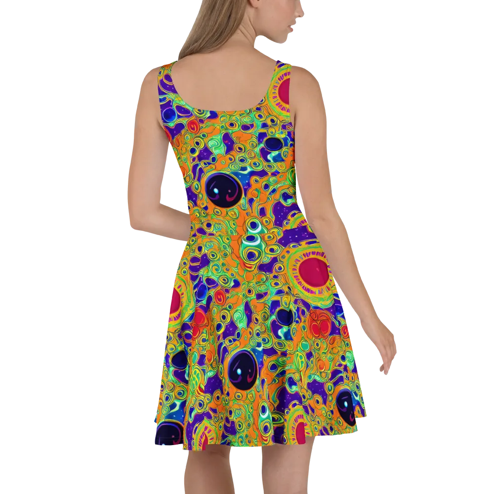 Infinite Tangle on Skater Dress — Back