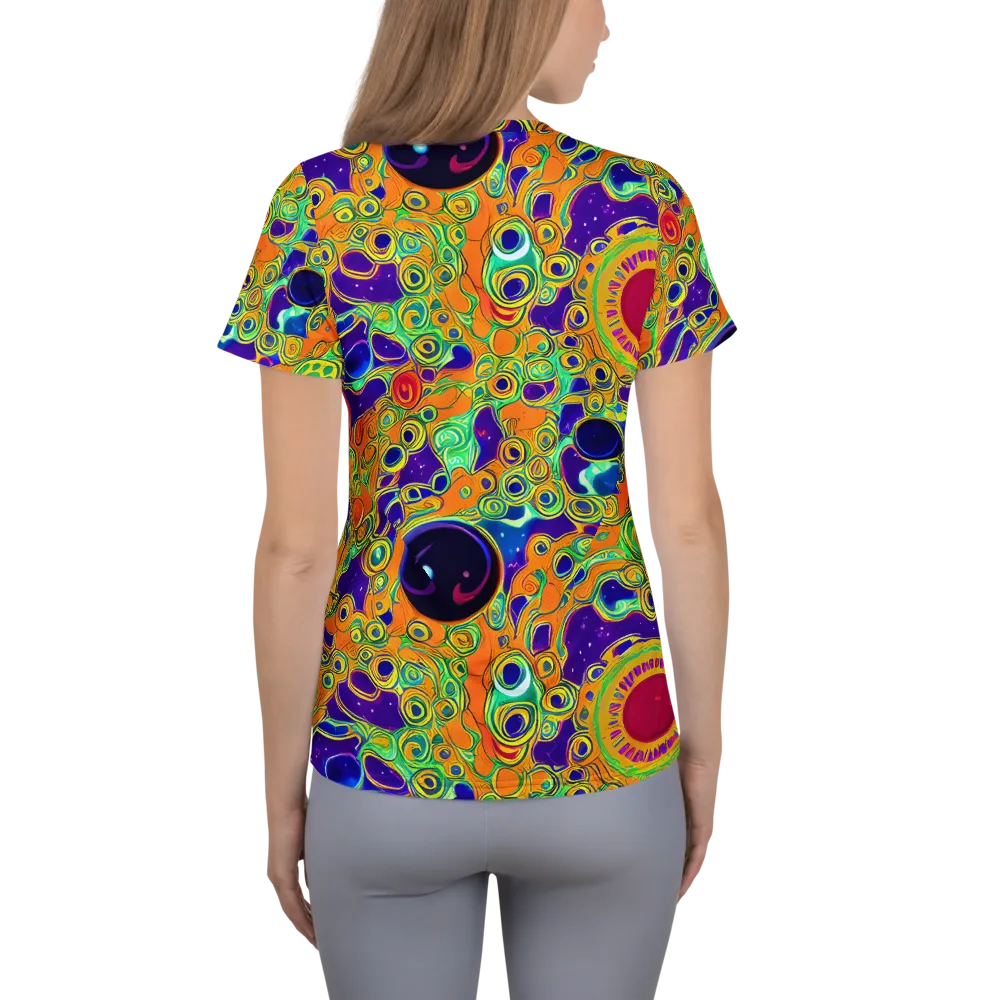 Infinite Tangle on Women's Athletic T-Shirt — Back