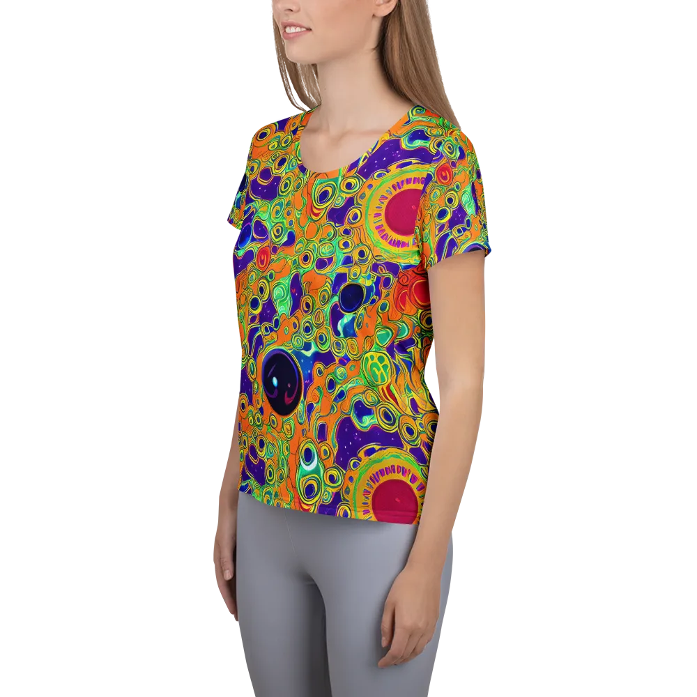 Infinite Tangle on Women's Athletic T-Shirt — Left