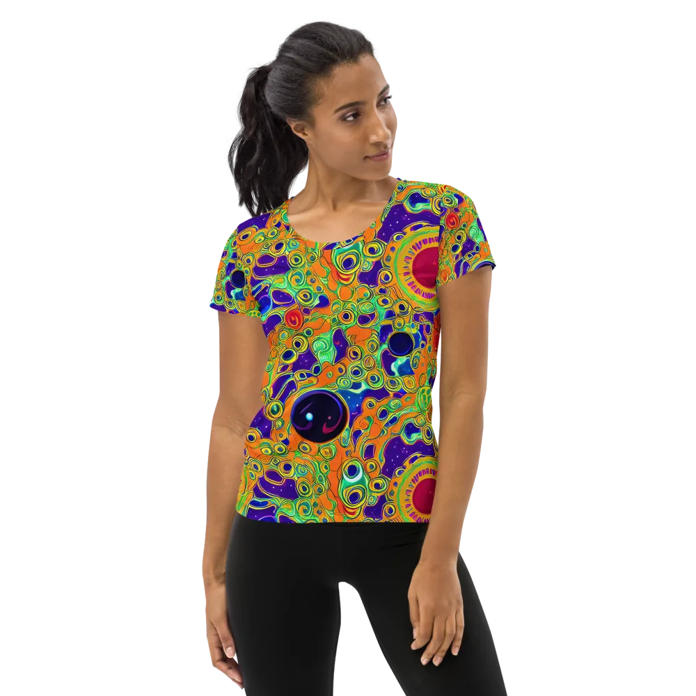 Infinite Tangle on Women's Athletic T-Shirt — Front