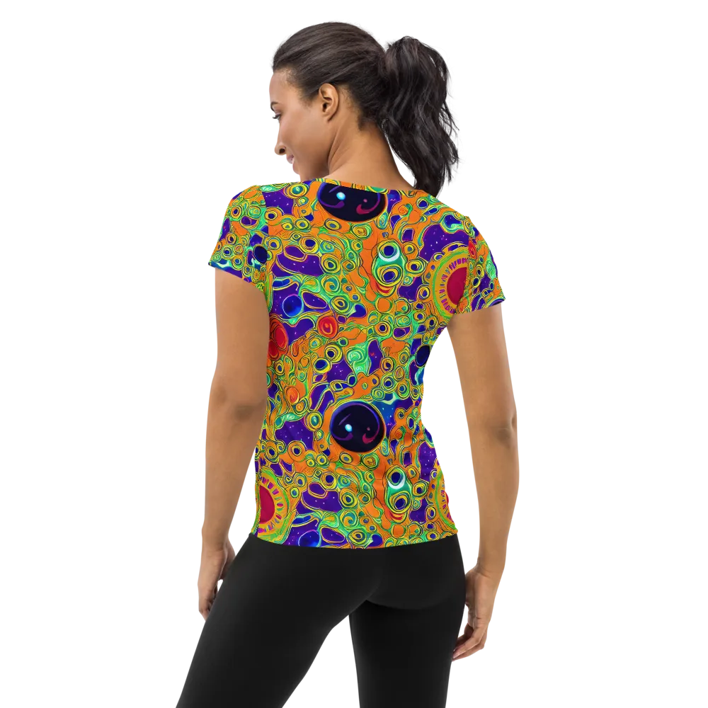 Infinite Tangle on Women's Athletic T-Shirt — Back