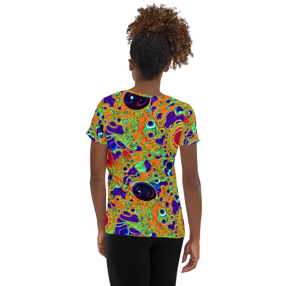 Infinite Tangle on Women's Athletic T-Shirt — Back