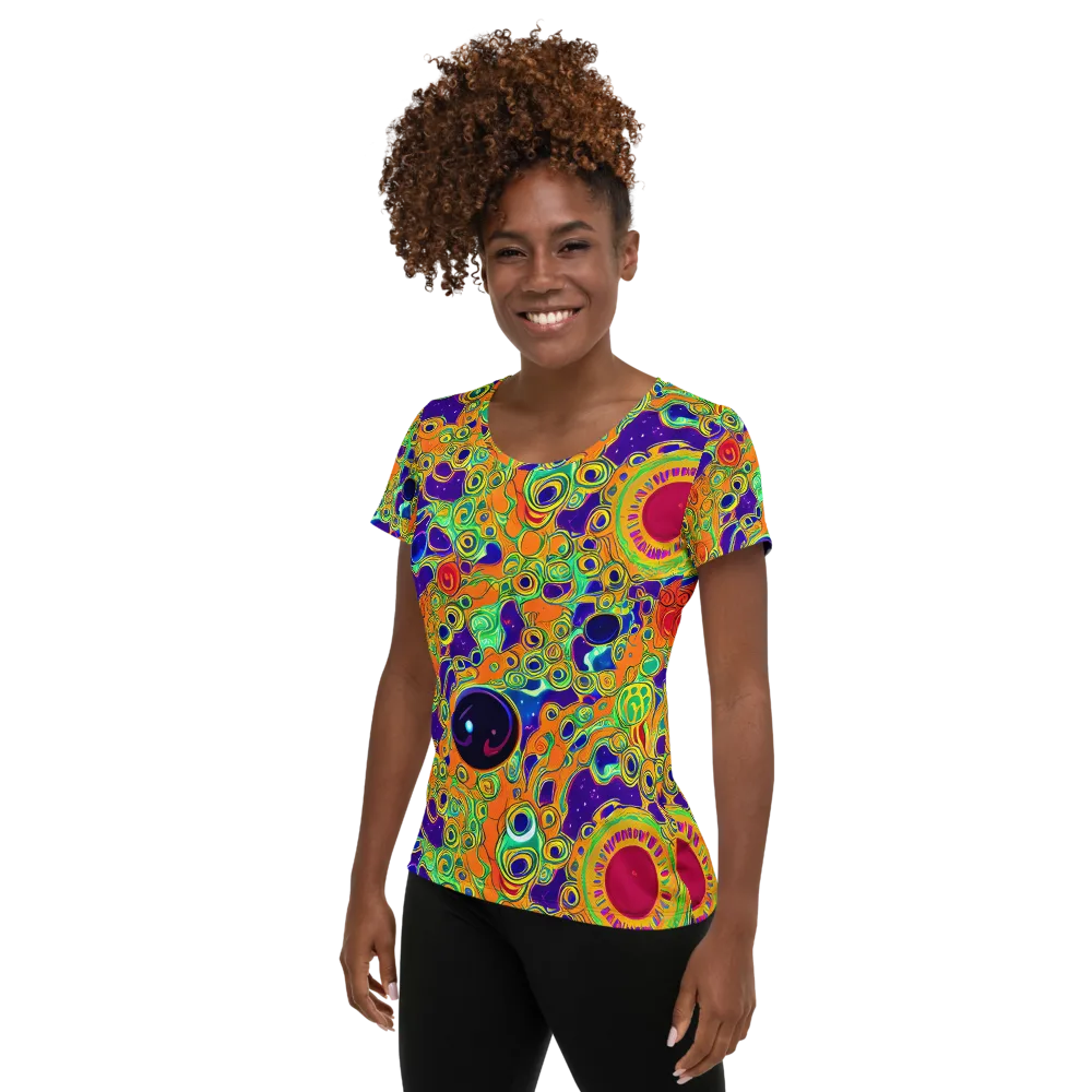 Infinite Tangle on Women's Athletic T-Shirt — Left