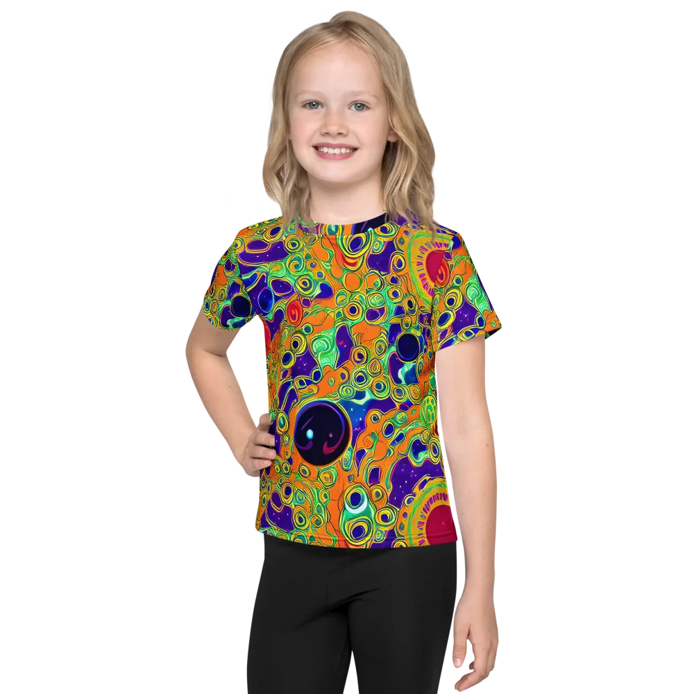 Infinite Tangle on Kids Crew Neck T-Shirt — Front