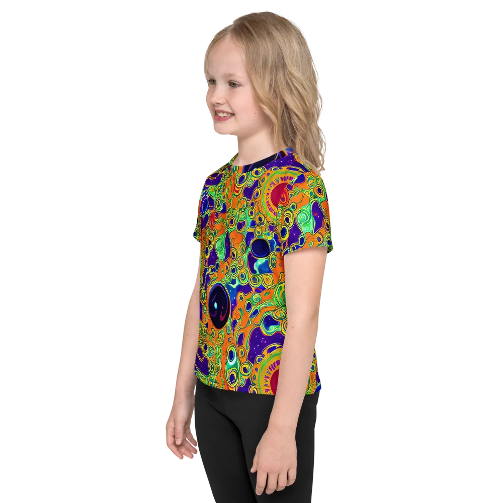 Infinite Tangle on Kids Crew Neck T-Shirt — Left