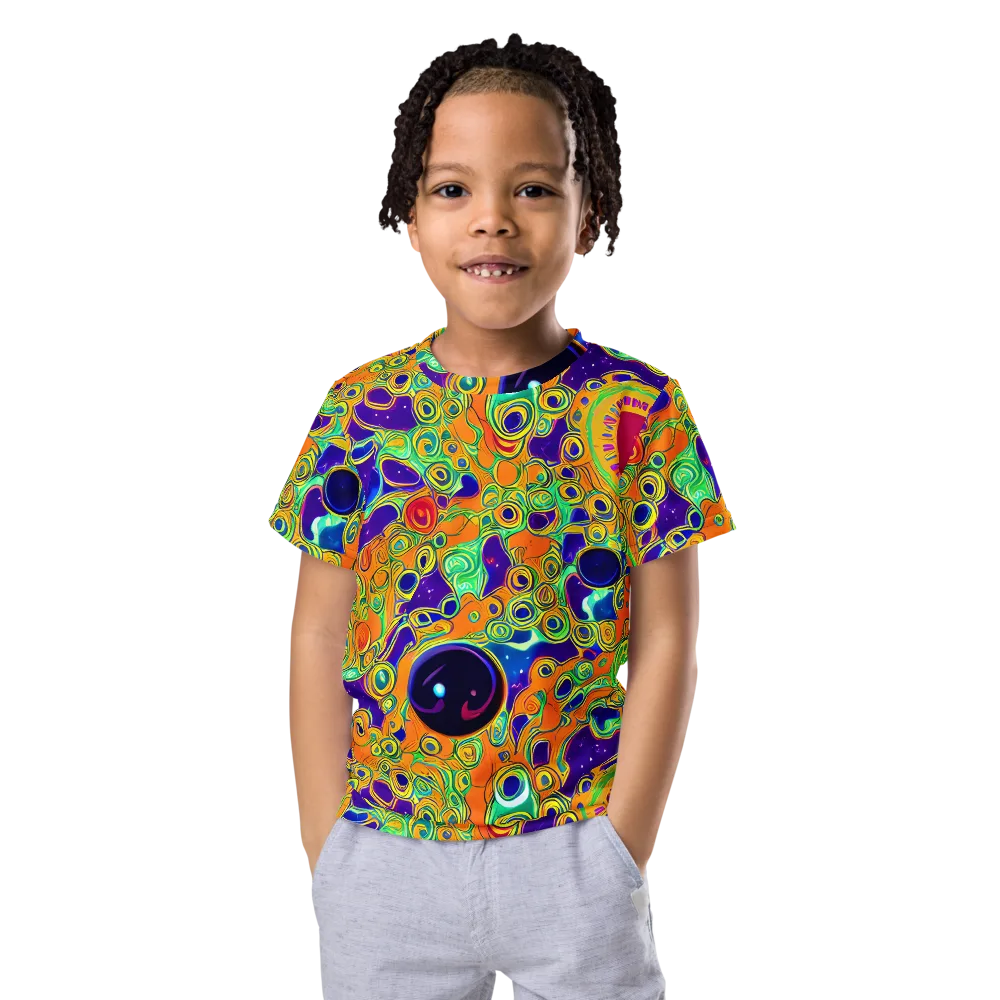 Infinite Tangle on Kids Crew Neck T-Shirt — Front