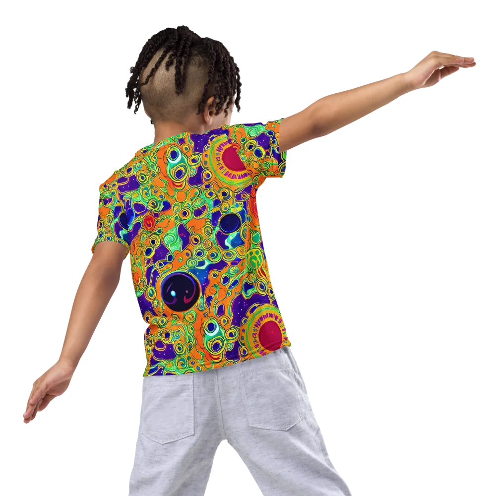 Infinite Tangle on Kids Crew Neck T-Shirt — Back