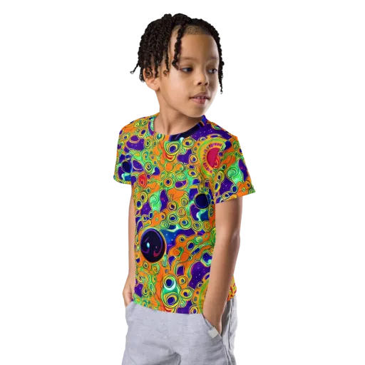 Infinite Tangle on a Kids Crew Neck T-Shirt