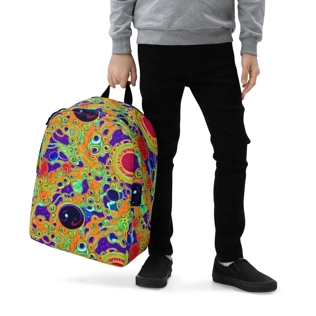 Infinite Tangle on Minimalist Backpack — Zoomed-in