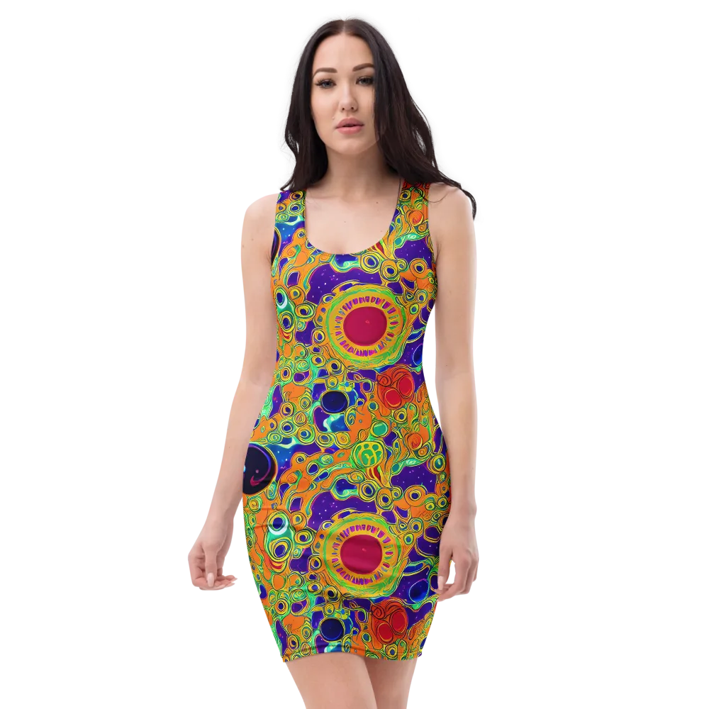Infinite Tangle on Bodycon Dress — Front
