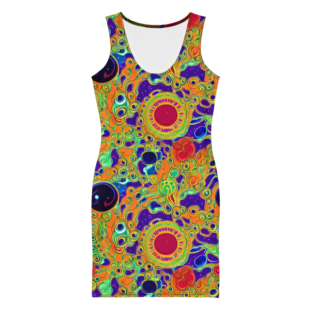 Infinite Tangle on Bodycon Dress — Front
