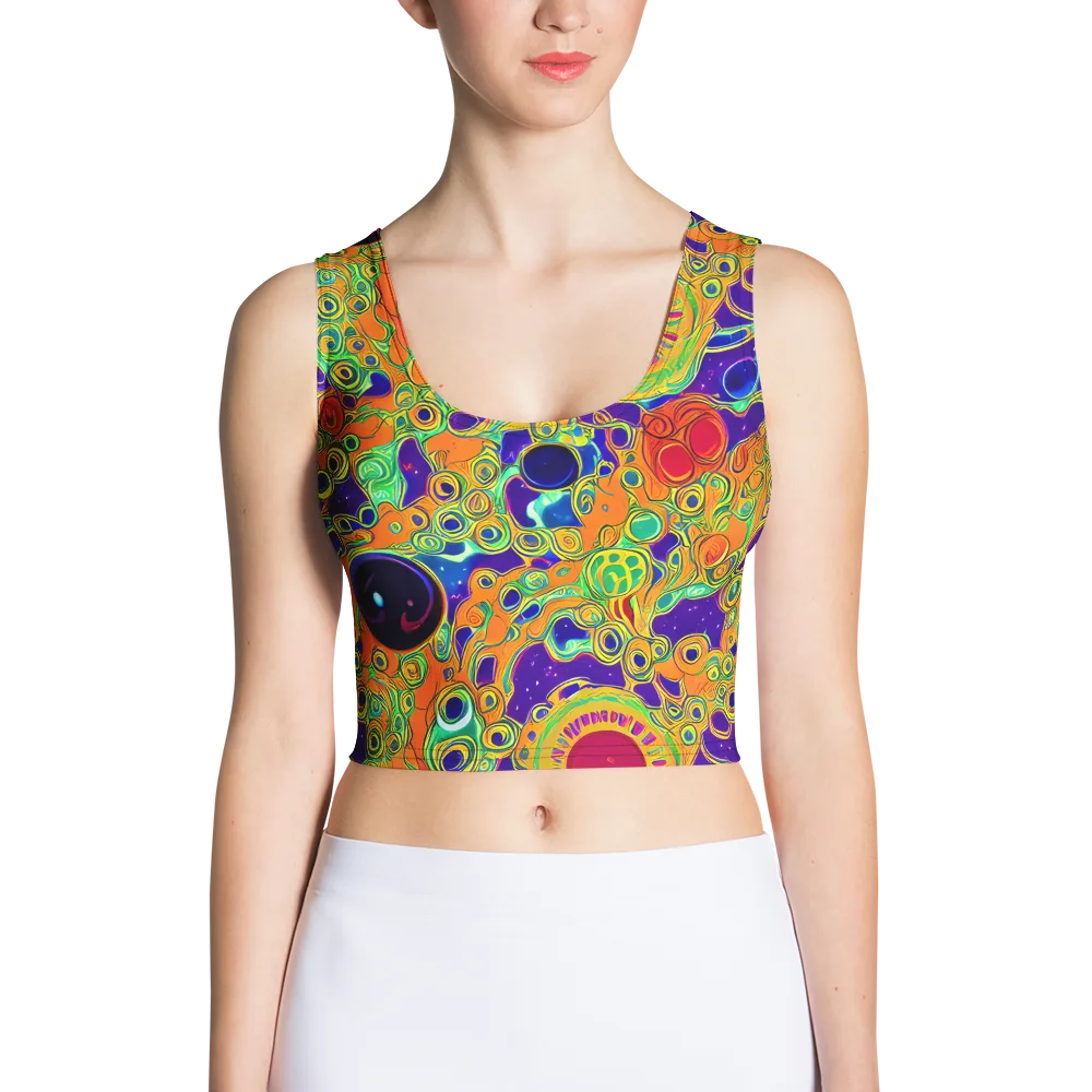 Infinite Tangle on Crop Top — Front