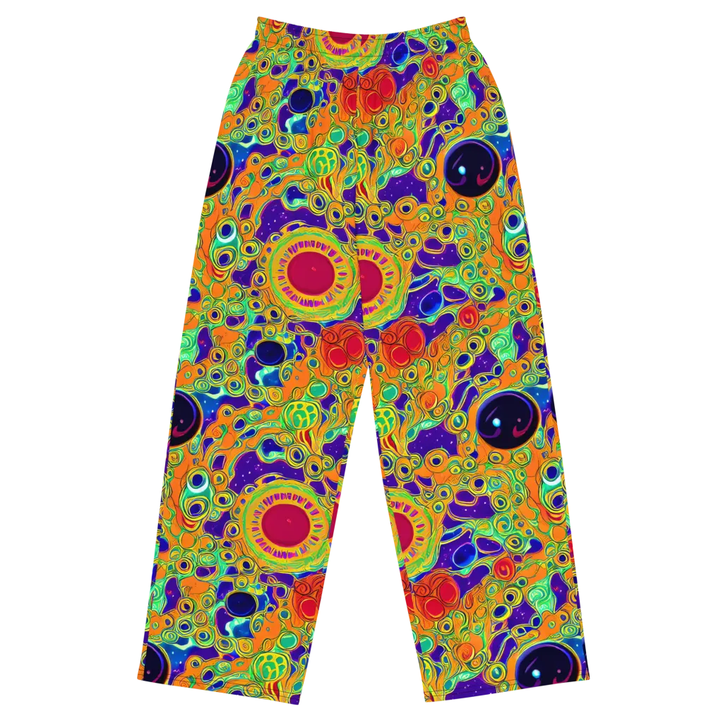 Infinite Tangle on Wide-Leg Pants — Front