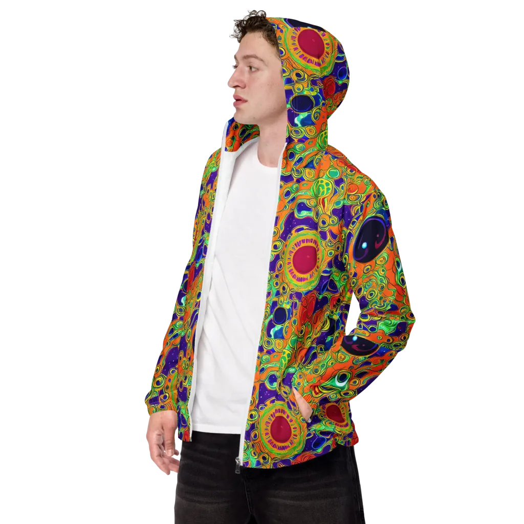 Infinite Tangle on Men's Windbreaker — Left Front