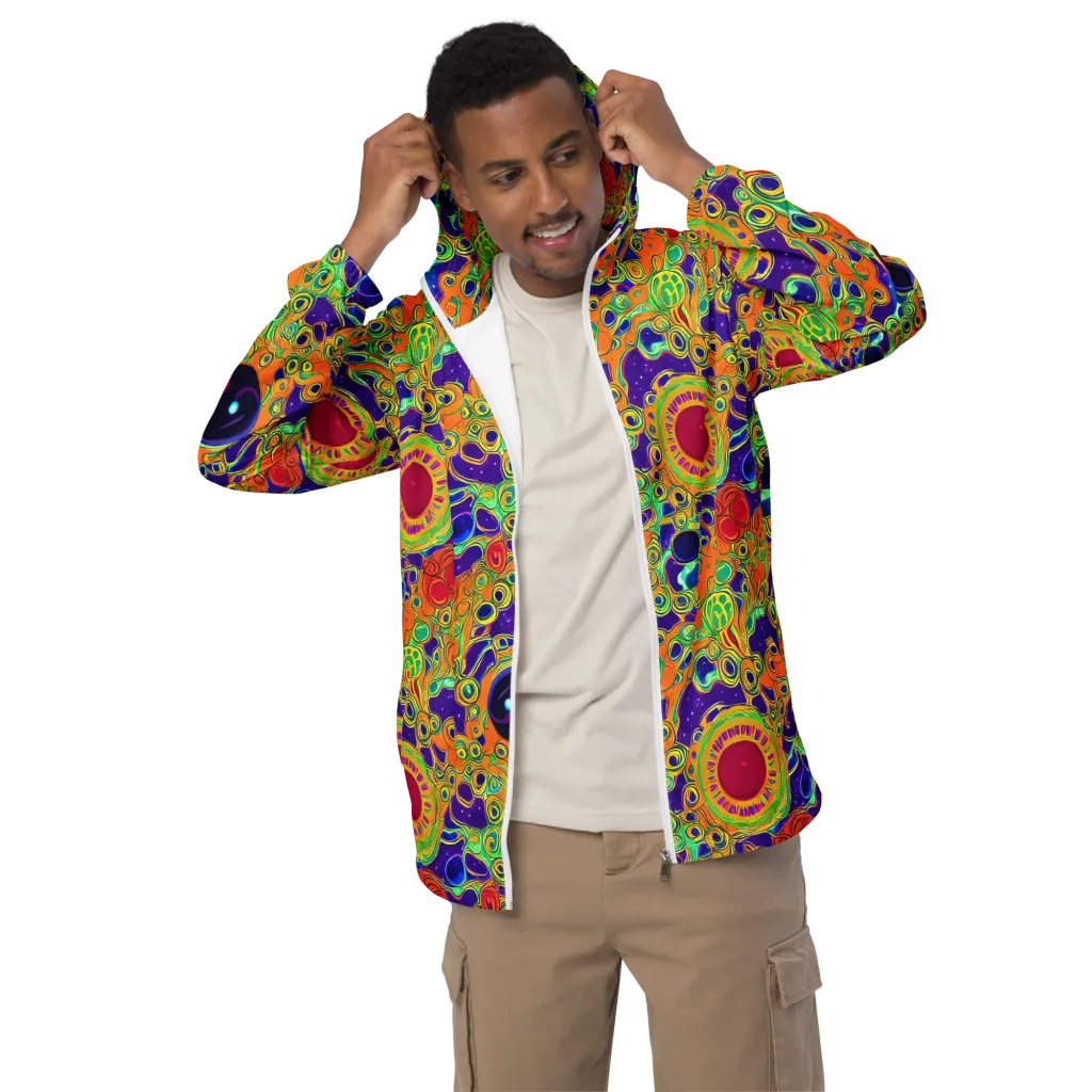 Infinite Tangle on Men's Windbreaker — Front