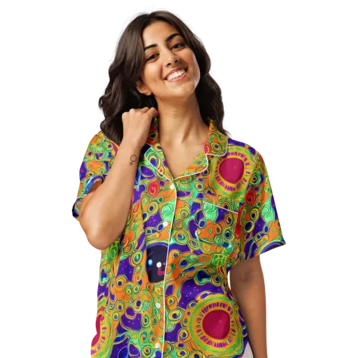 Infinite Tangle on a Women's Short Sleeve Pajama Top