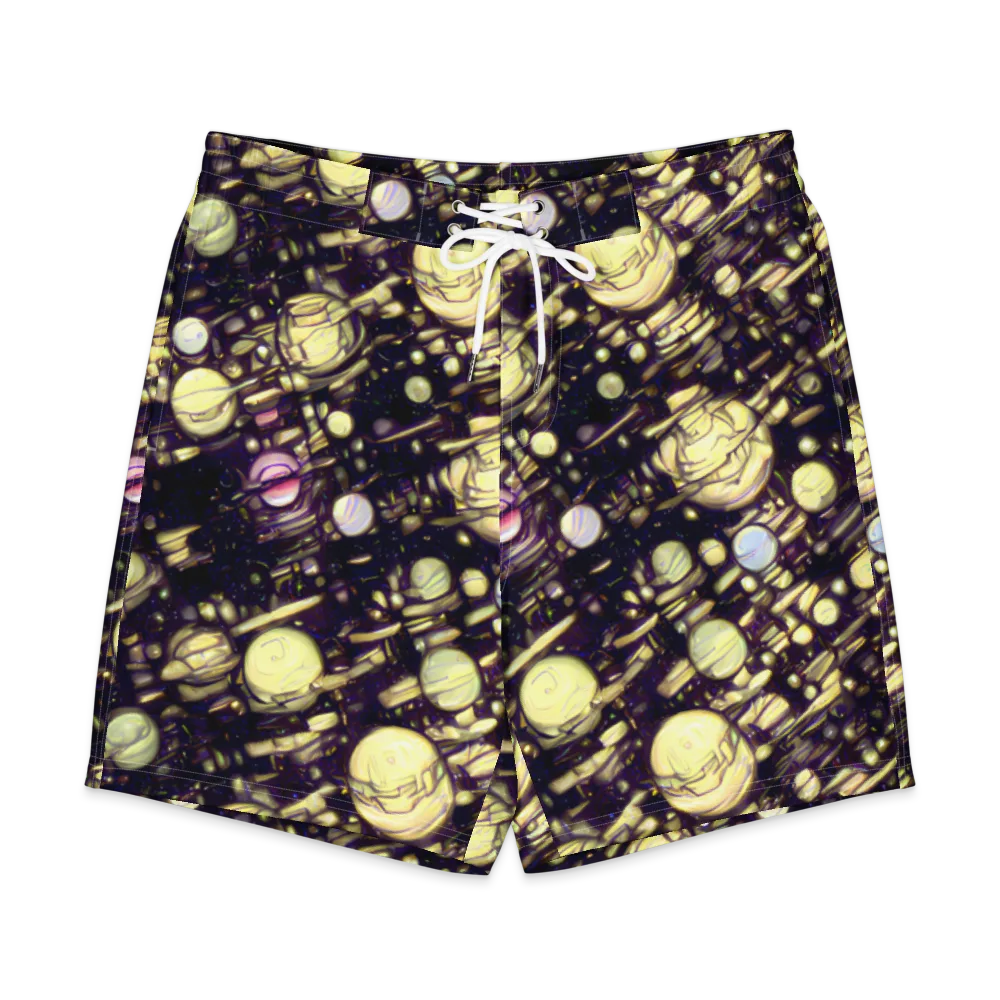 Lunar Electric on Men's Board Shorts — Front