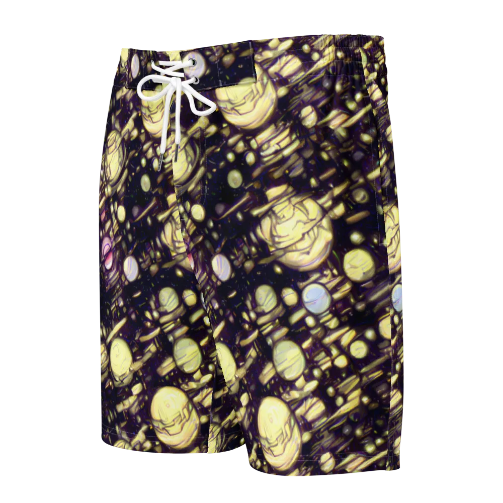 Lunar Electric on Men's Board Shorts — Front