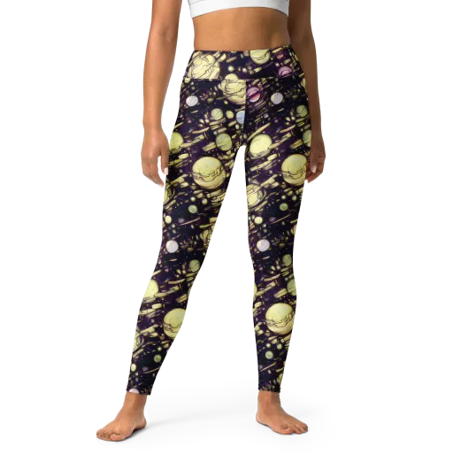 Lunar Electric on a Yoga Leggings