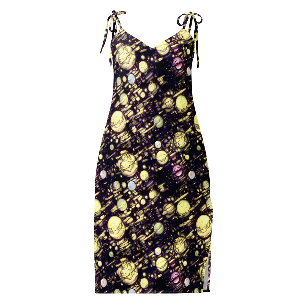 Lunar Electric on Slip Dress — Front