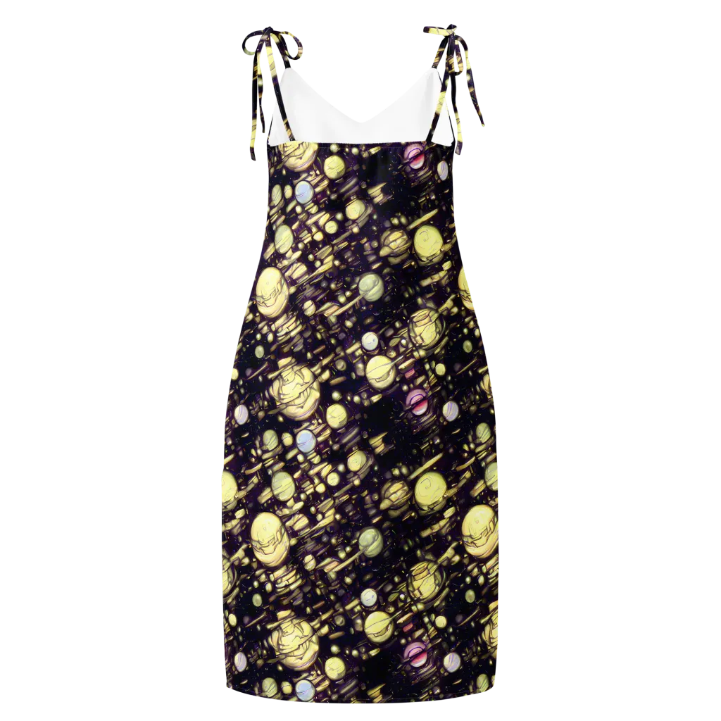 Lunar Electric on Slip Dress — Back