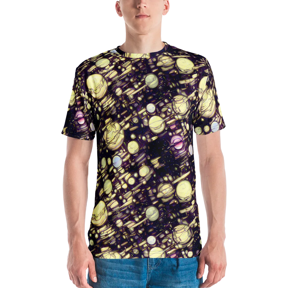 Lunar Electric on Men's Crew Neck T-Shirt — Front