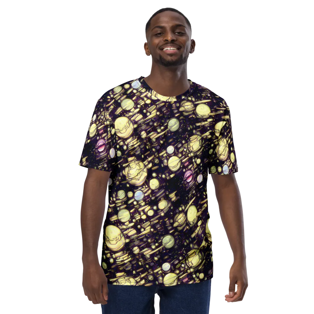 Lunar Electric on Men's Crew Neck T-Shirt — Front