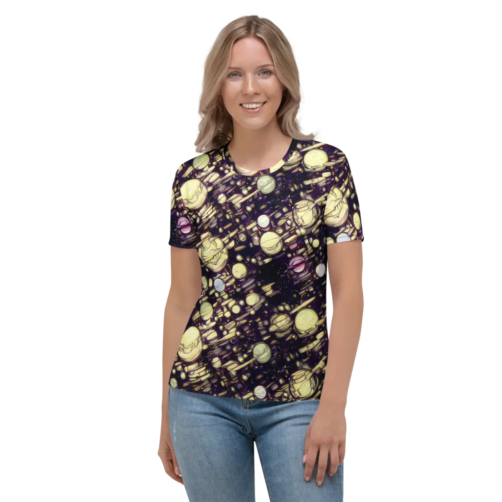 Lunar Electric on Women's Crew Neck T-Shirt — Front