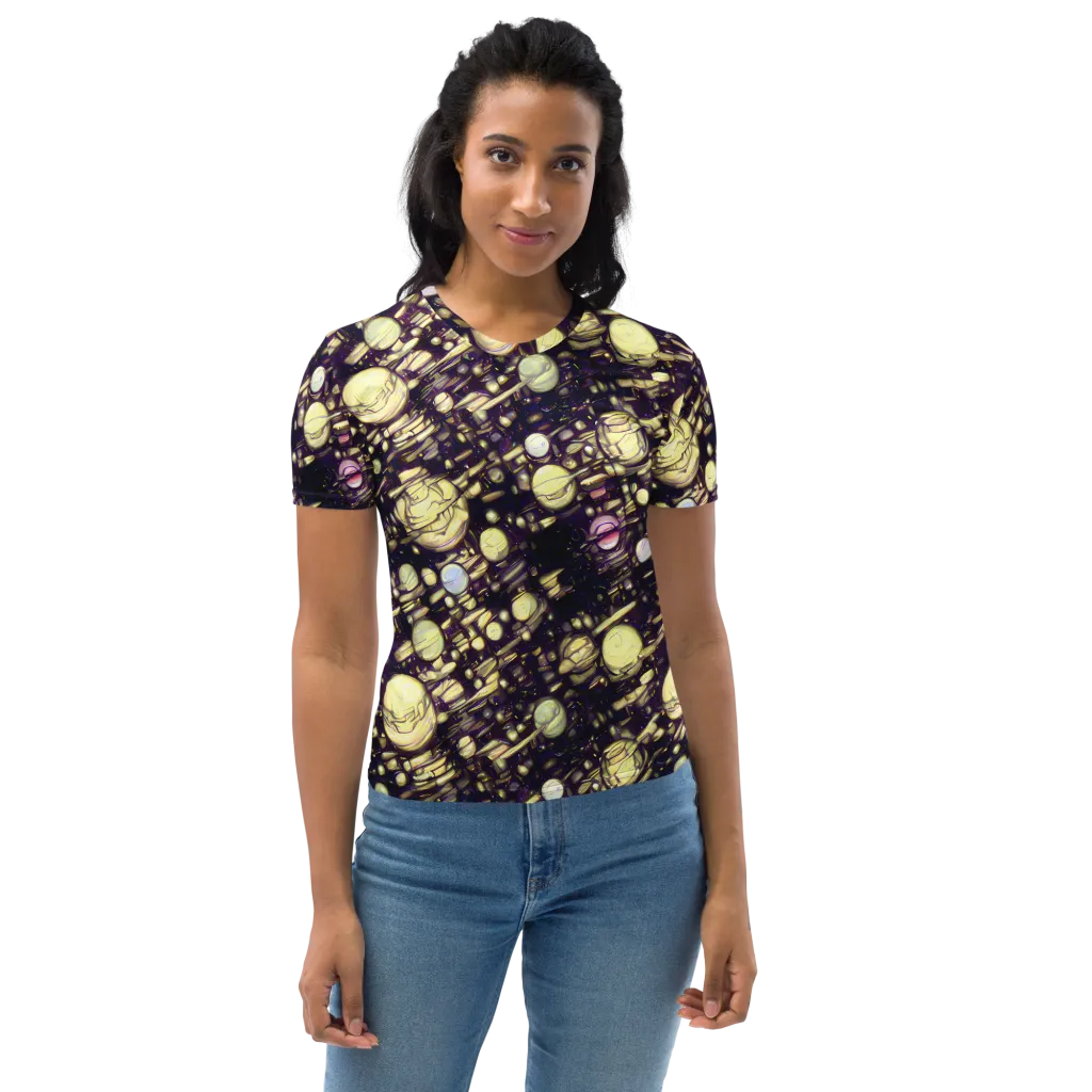 Lunar Electric on Women's Crew Neck T-Shirt — Front