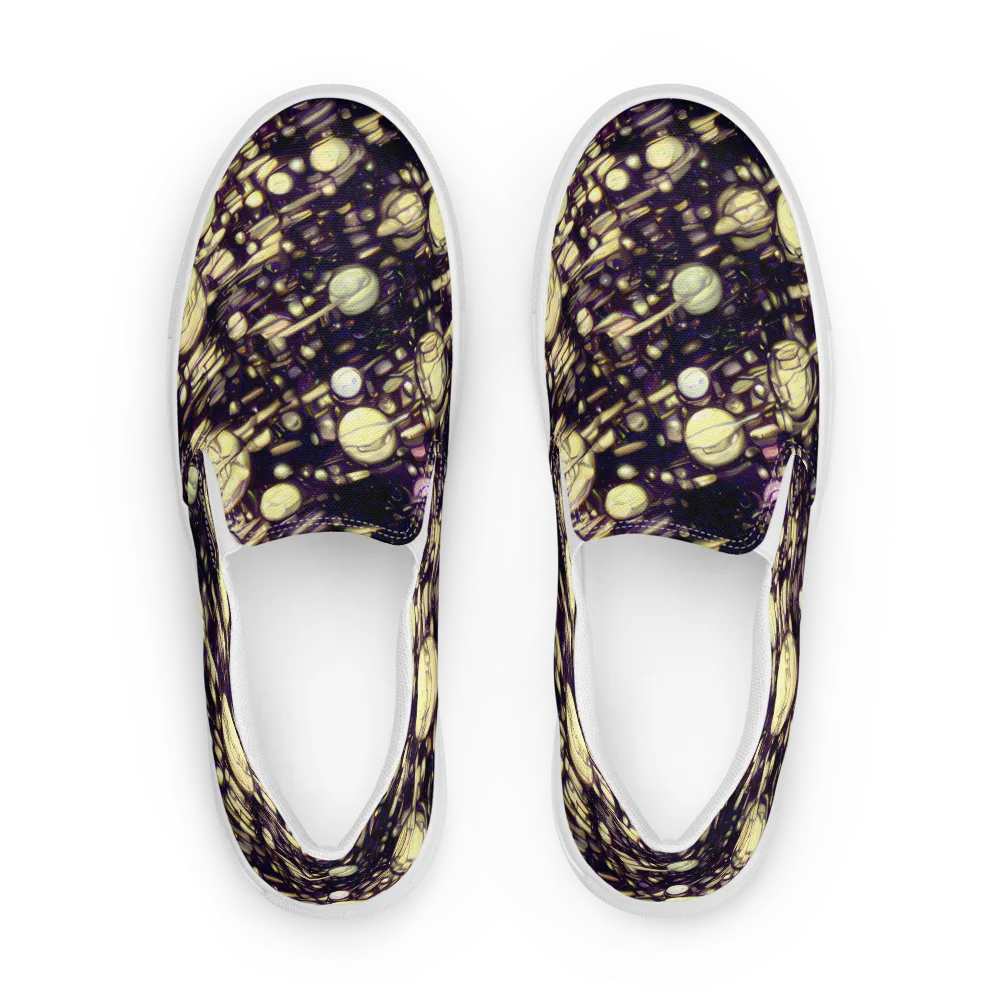 Lunar Electric on Men's Slip-On Canvas Shoes — Front