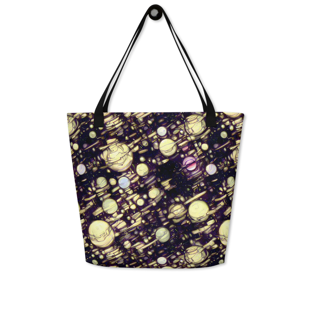 Lunar Electric on Large Tote Bag W/ Pocket — Front