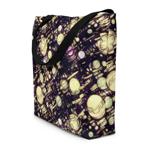 Lunar Electric on a Large Tote Bag W/ Pocket