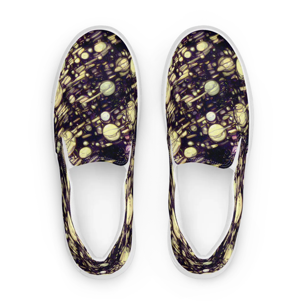 Lunar Electric on Women's Slip-On Canvas Shoes — Front
