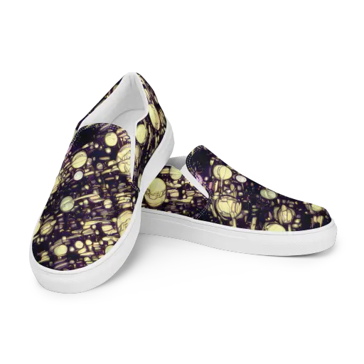 Lunar Electric on a Women's Slip-On Canvas Shoes