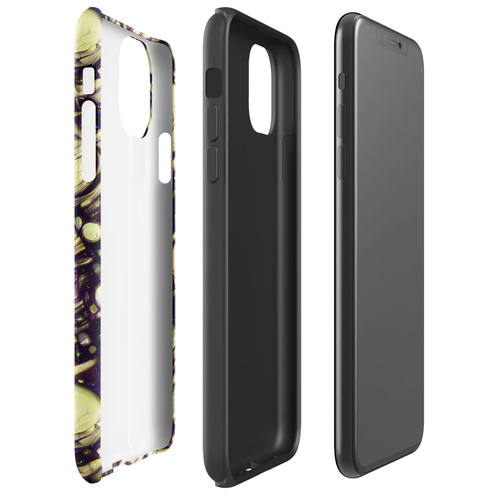 Lunar Electric on Tough Case for iPhone® — Right