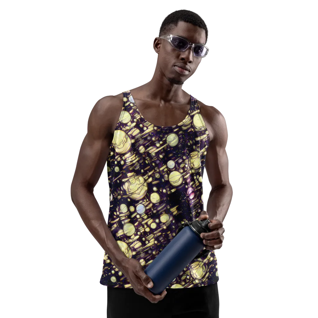 Lunar Electric on Men's Tank Top — Front