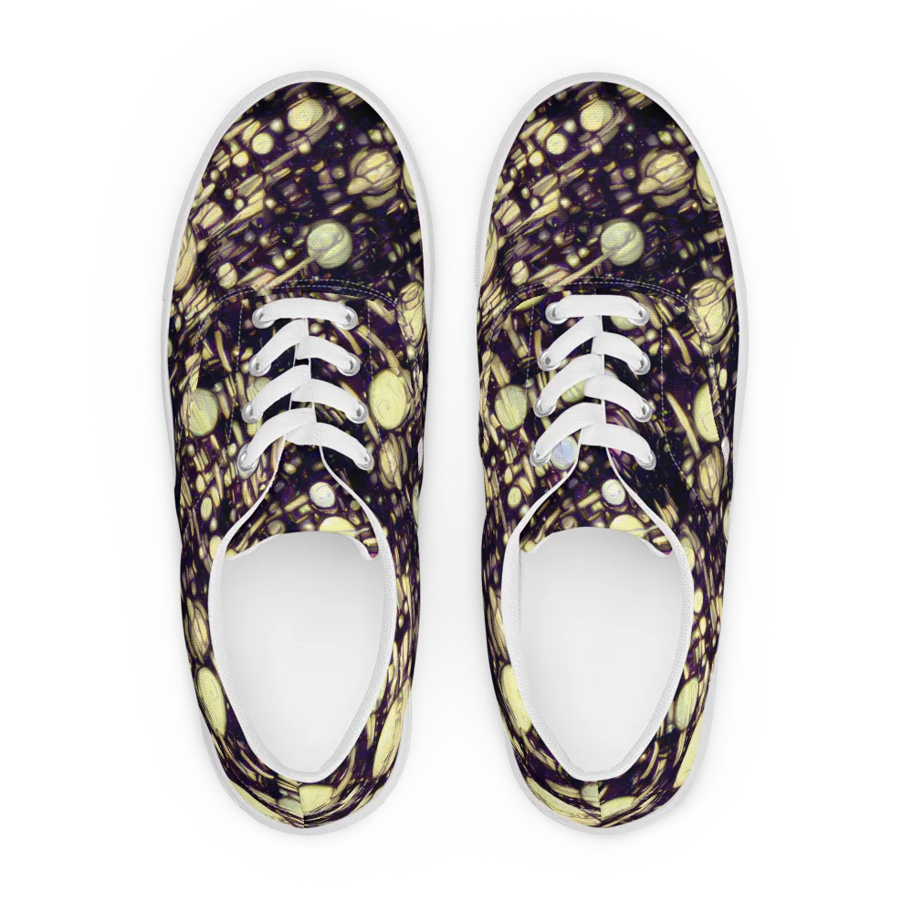 Lunar Electric on Men's Lace-Up Canvas Shoes — Front