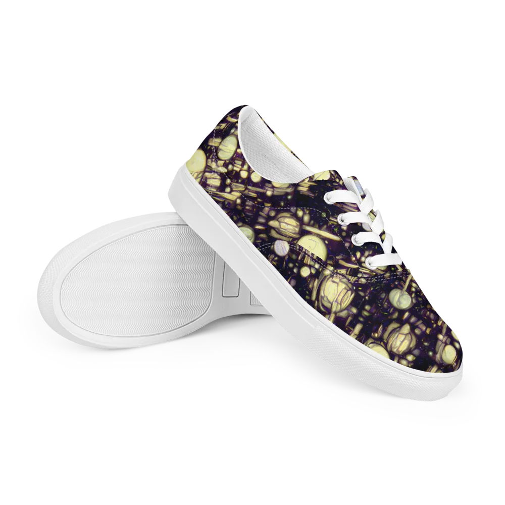 Lunar Electric on Men's Lace-Up Canvas Shoes — Right Front