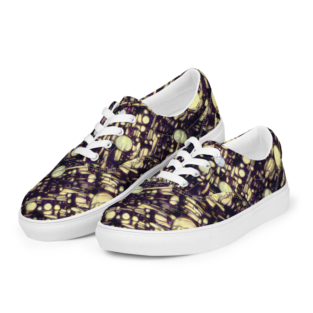 Lunar Electric on Men's Lace-Up Canvas Shoes — Left Front