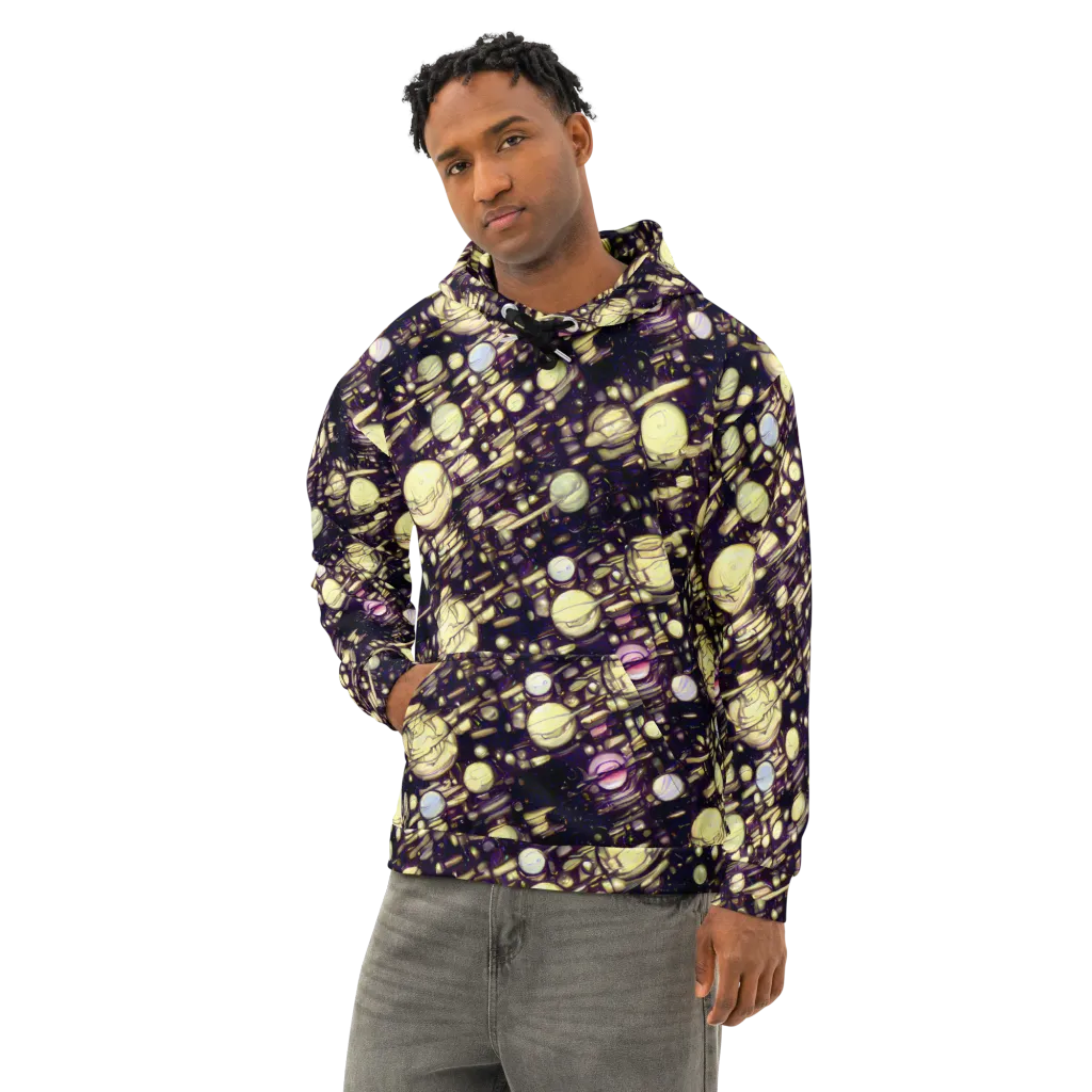 Lunar Electric on Cotton Hoodie — Left Front