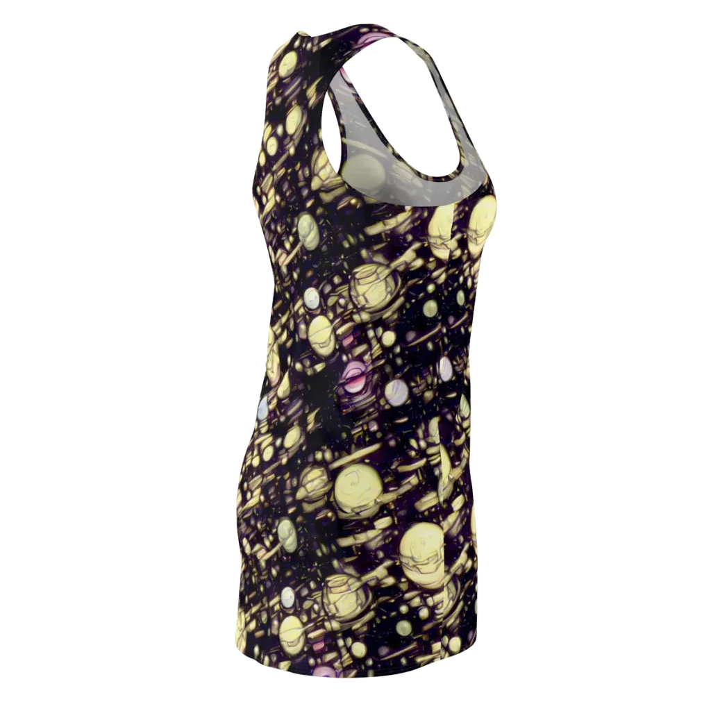 Lunar Electric on Racerback Dress — Back Side