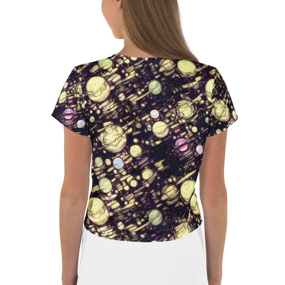 Lunar Electric on Crop Tee — Back
